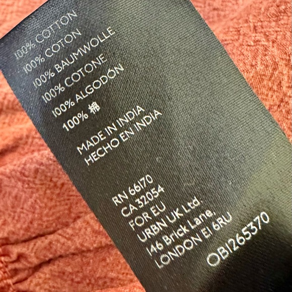 Free People Petrichor Rust Orange Ruffles in The Sand Mini Skirt - Picture 14 of 14